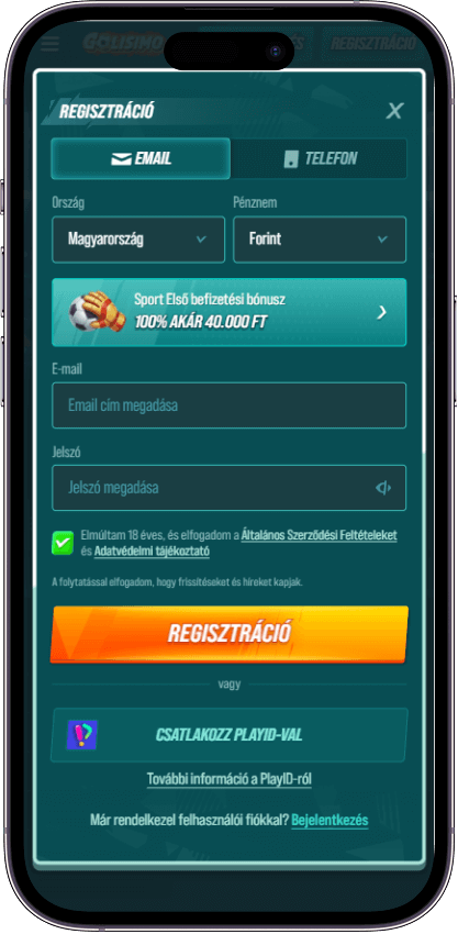 Golisimo Casino Regisztráció